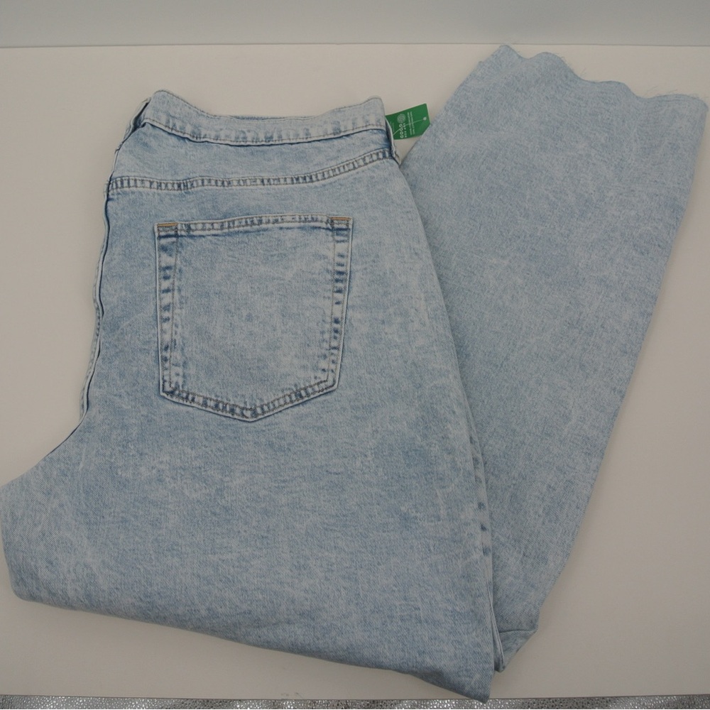 GAP ✨NWT 💿‎ Vintage Wash ‘90’s Loose Wide Leg Jeans 🪴 Organic Cotton - Picture 8 of 12